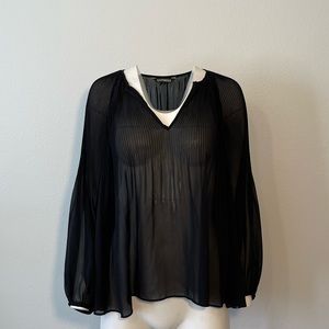Express Black Blouse